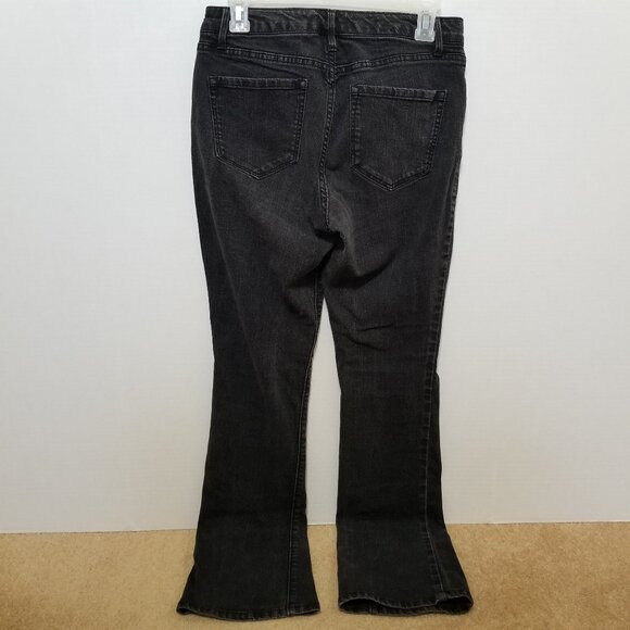 Nine West jeans 6 Delancey Micro Boot cut bootcut denim stretch DNWB1726-BLK - Picture 2 of 12